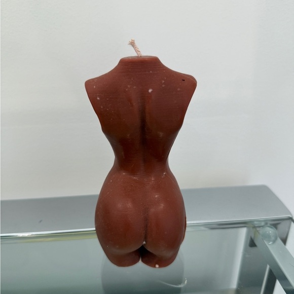 Body Shape Brown Decorative Candle - Picture 4 of 5